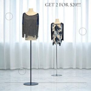 ✨GUC  2 for $20 AJ by Amelia James Women’s Tops | Size XL